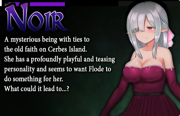 El perfil oficial de Noir junto a su atuendo morado.