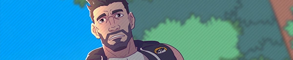Das Nick-Banner von UncleNeighbor zeigt einen bärtigen Mann in einer dunklen ärmellosen Weste im Freien.